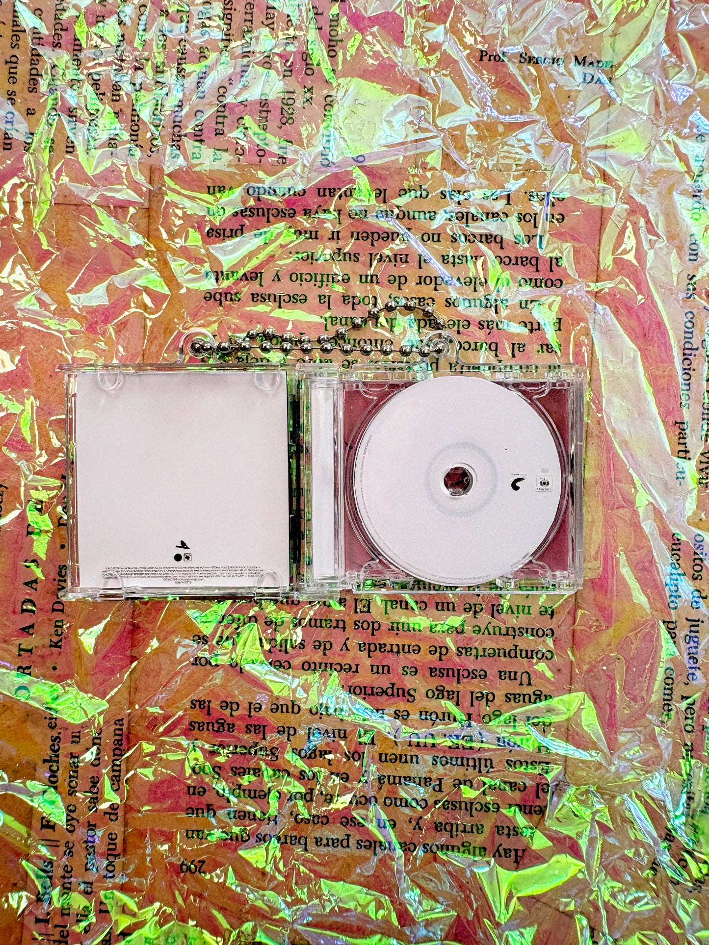 Canserbero Guia para la acción- Llavero Mini CD con NFC link personalizado| Regalo Musical Original