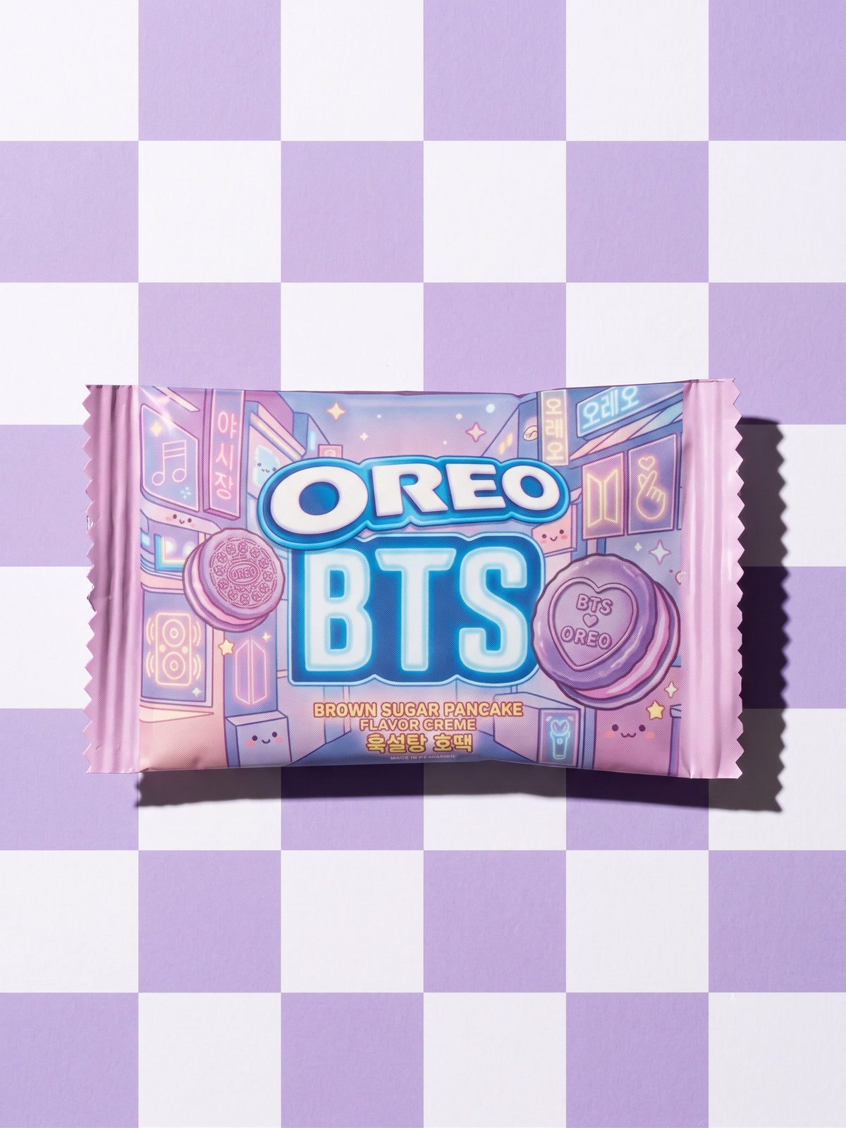 Set Llavero Galleta Oreo BTS con 9 Photocards PVC Resistentes