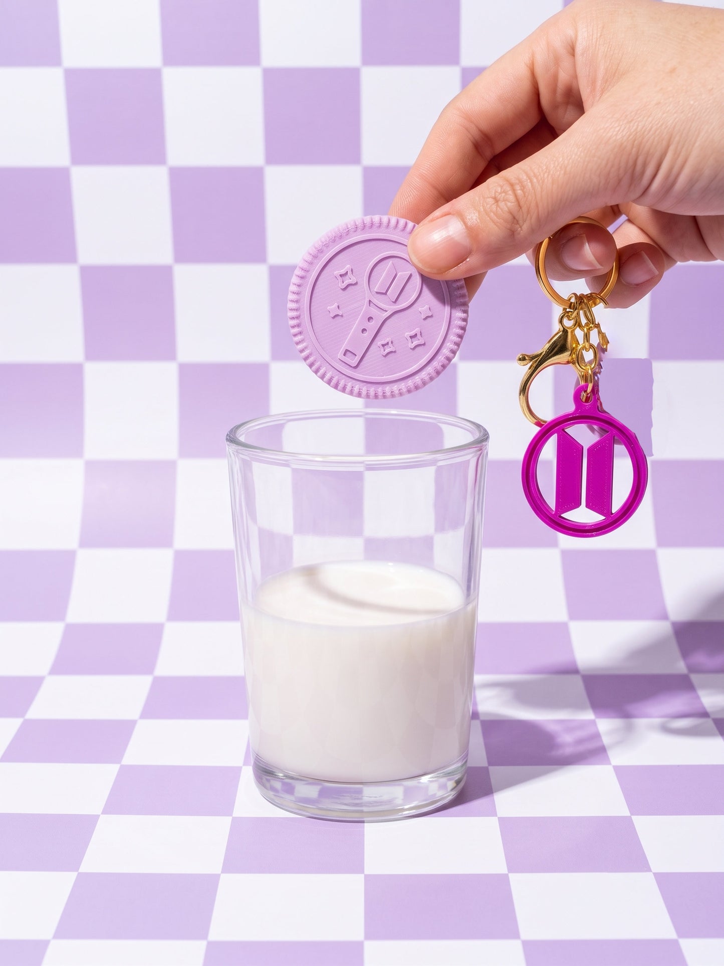 Llaveros Accesorios Kpop Fidget Clicker Oreo Bts