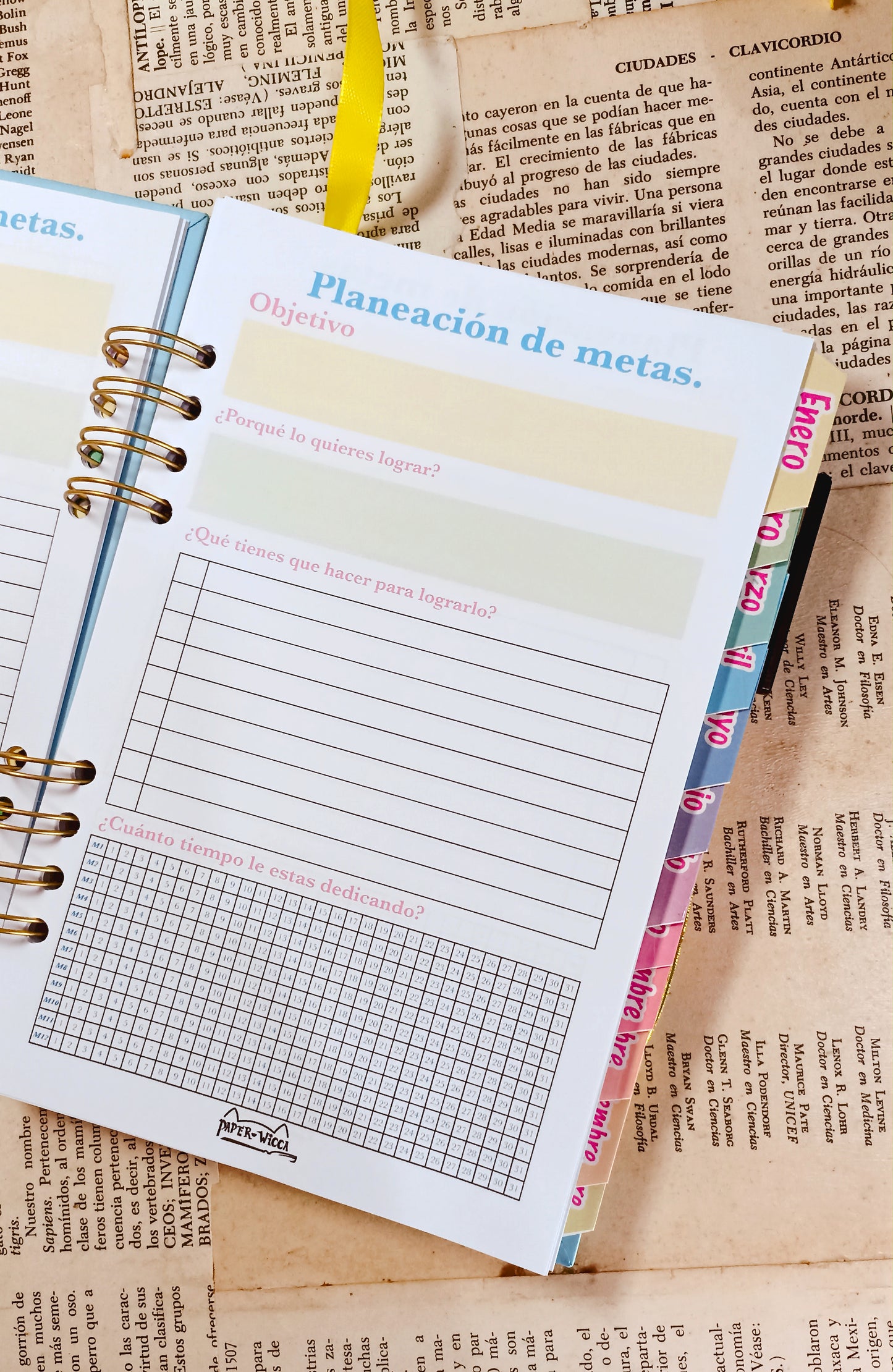 Agenda semanal 2025: Primero lo que deja, después lo que apendeja