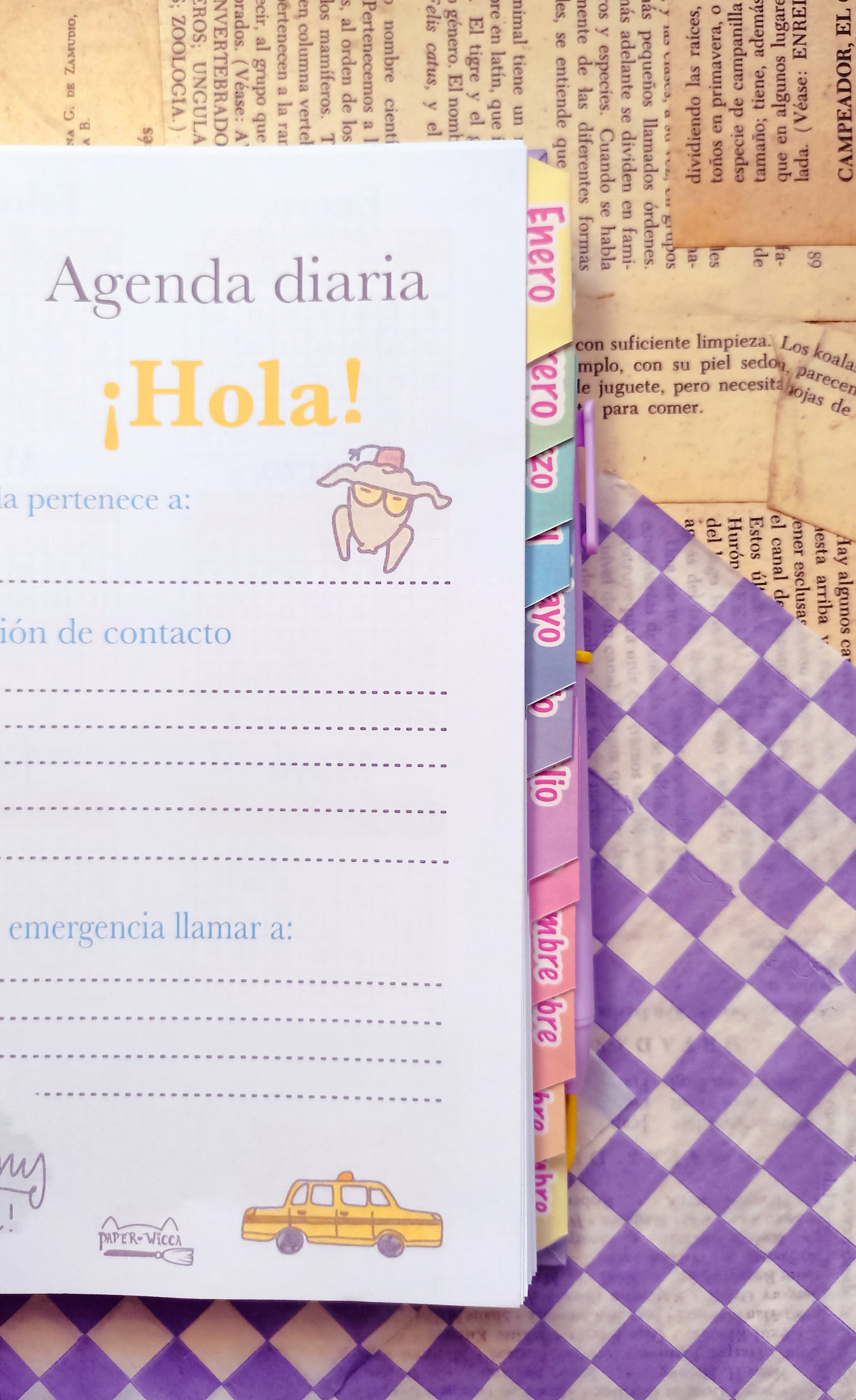 Agenda Friends 2025 personalizable