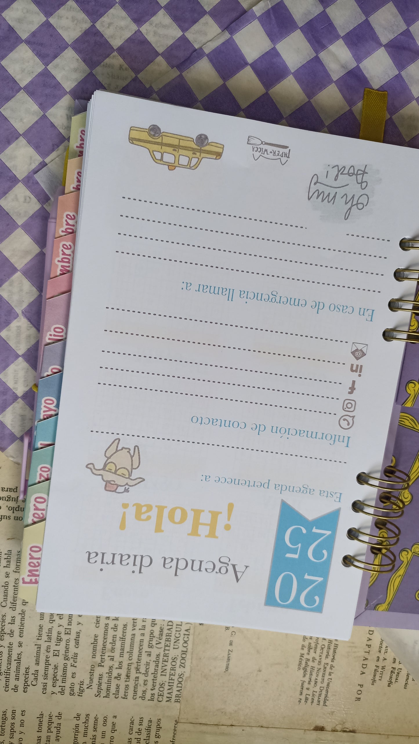Agenda Friends 2025 personalizable