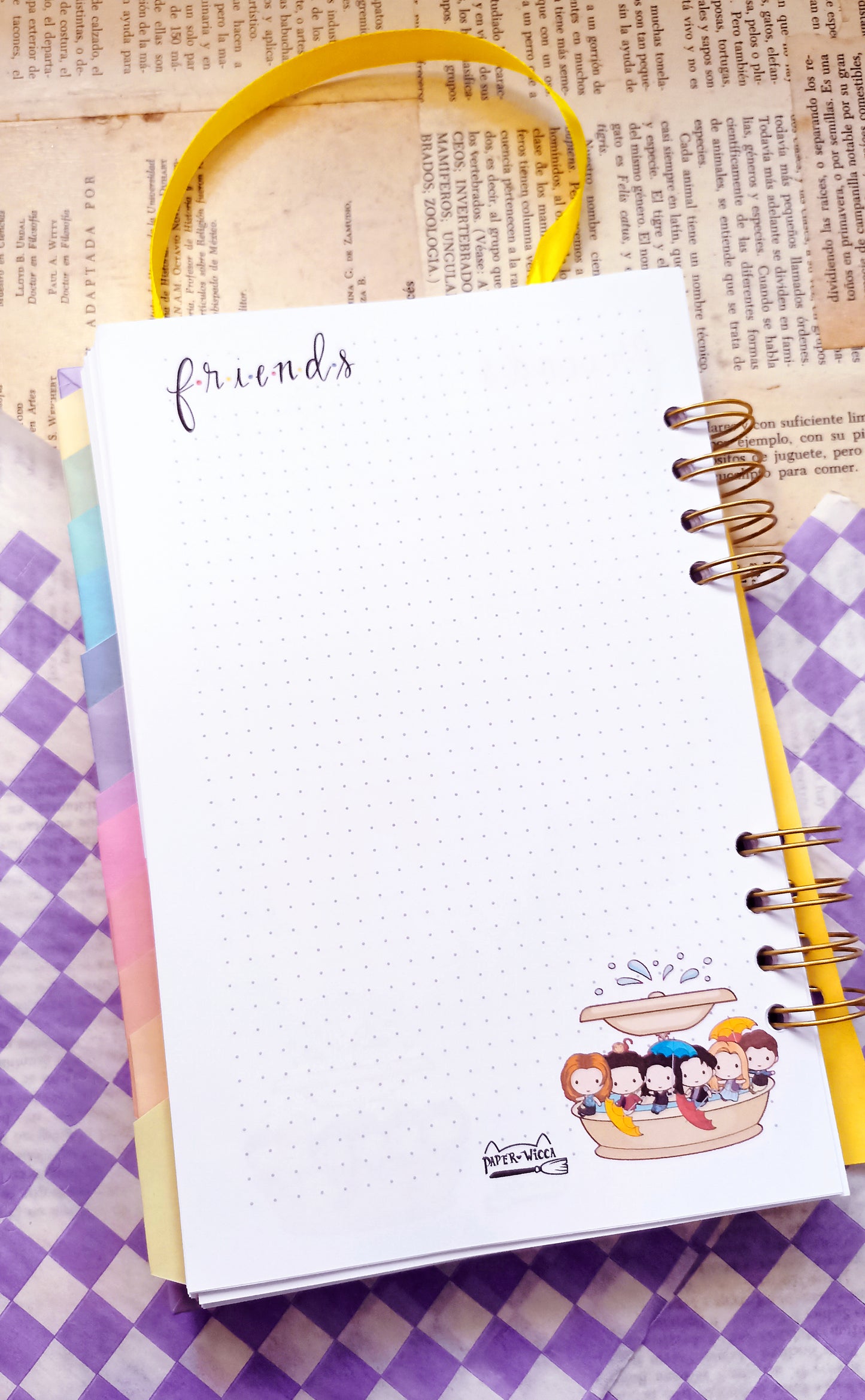 Agenda Friends 2025 personalizable