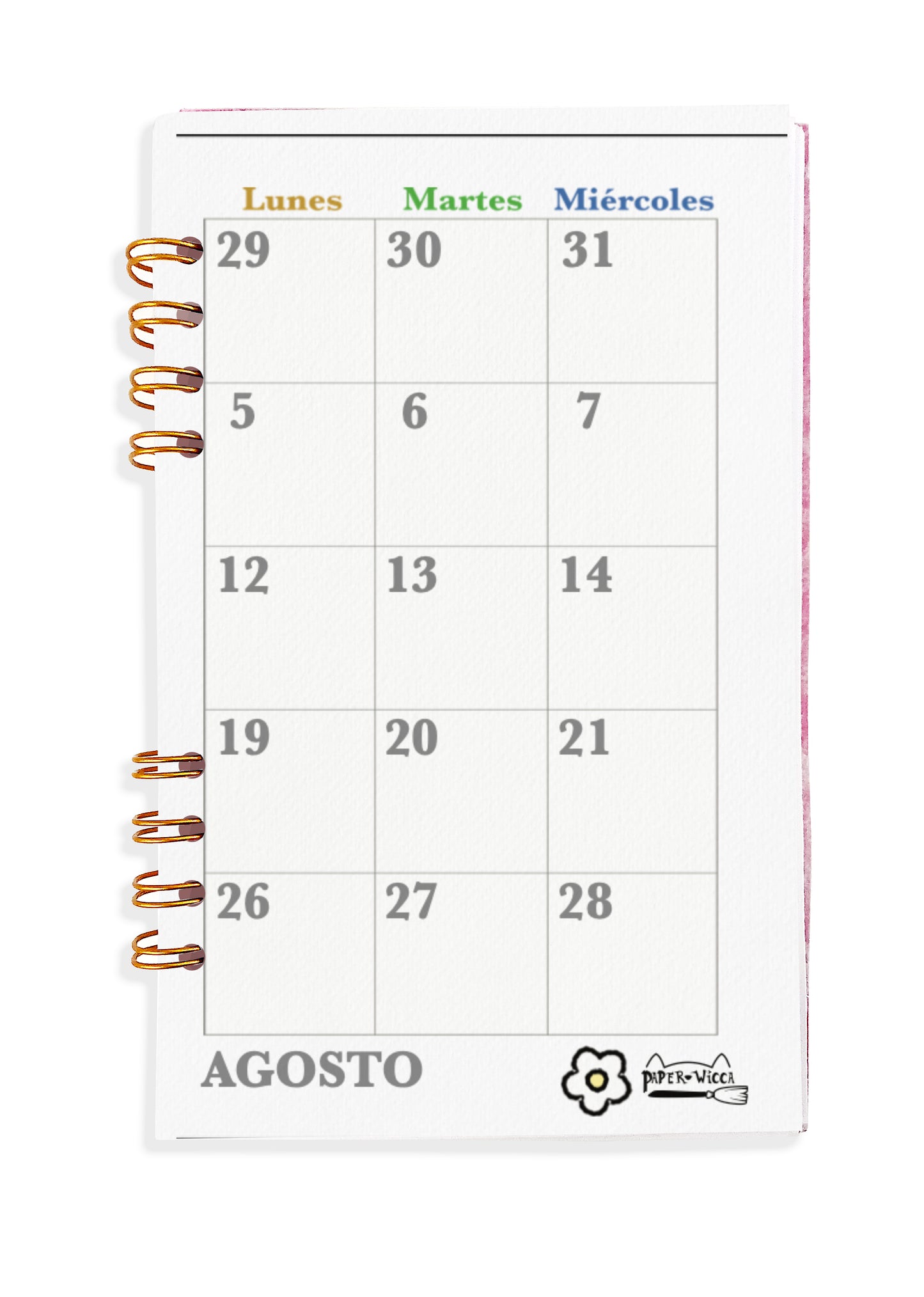 Agenda Docente Gatitos Gateleria Personalizable - Planeador para maestros