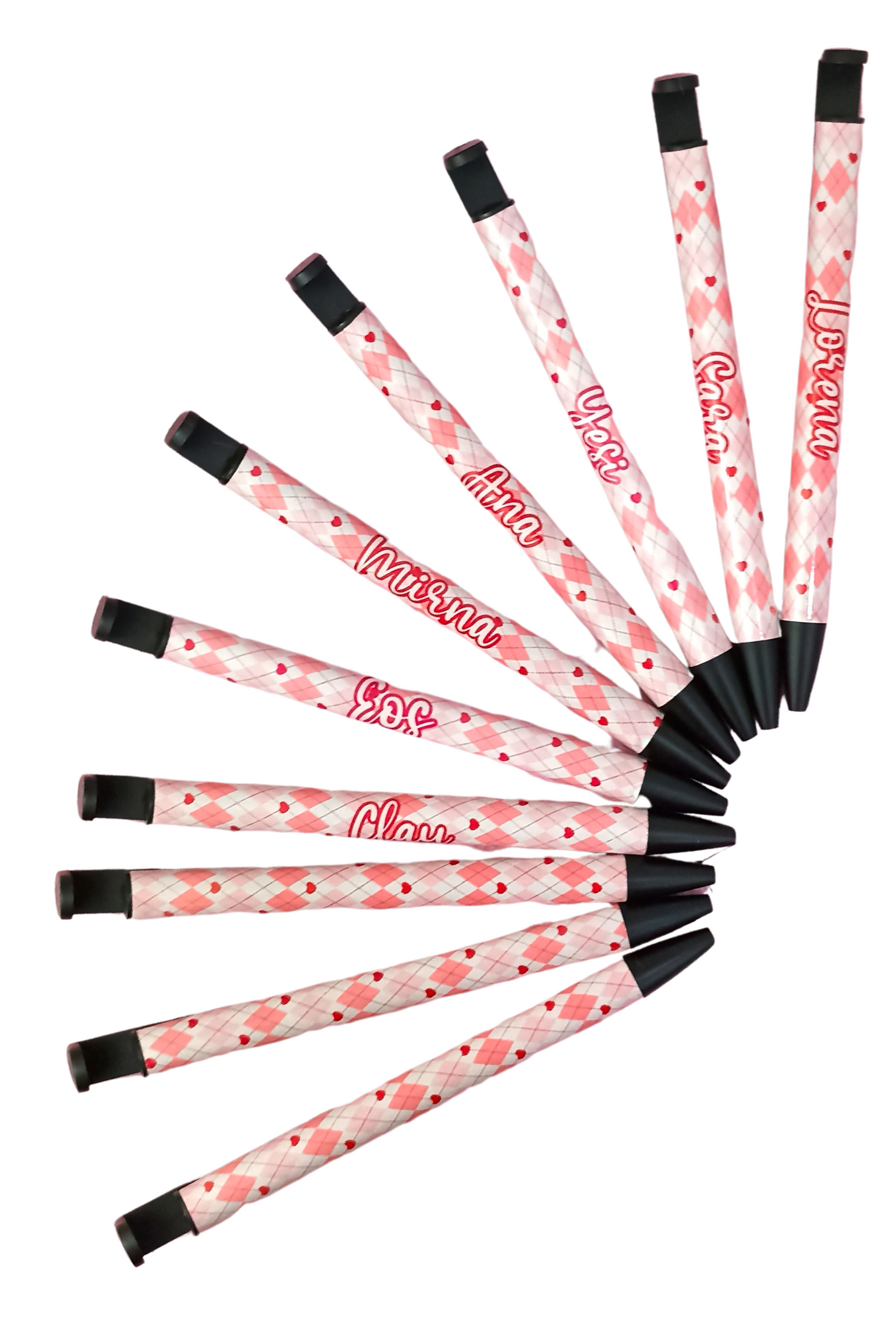 10 Plumas Personalizadas para Fiestas, XV, recuerdos, bautizos