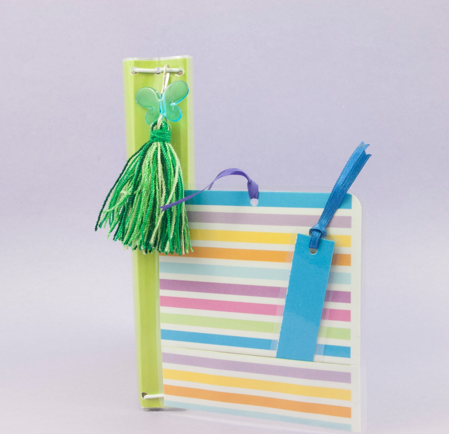 Libreta de viajero para bullet journal azul y verde