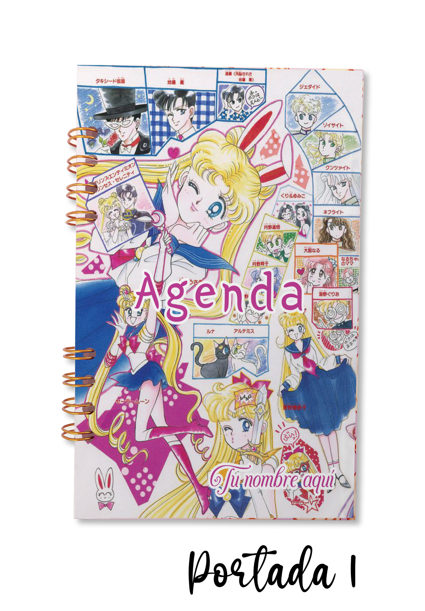 Agenda sailor moon sin fechar