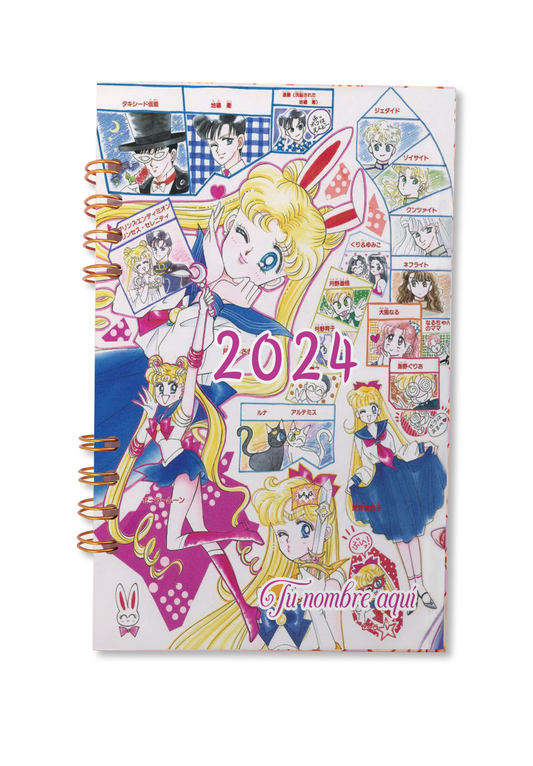 Agenda sailor moon sin fechar