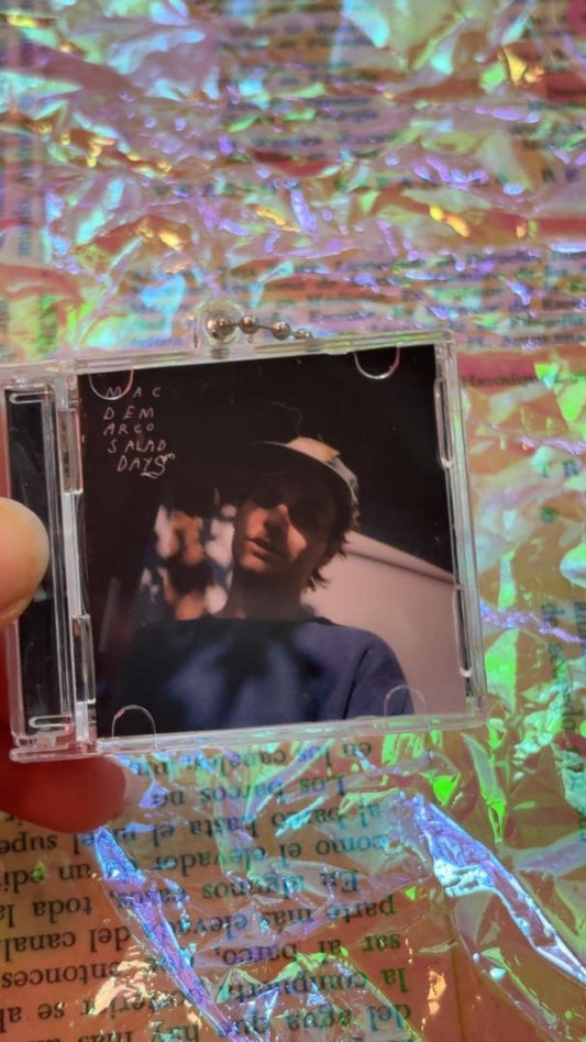 Mac DeMarco Salad days- Llavero Mini CD  con NFC link personalizado| Regalo Musical Original
