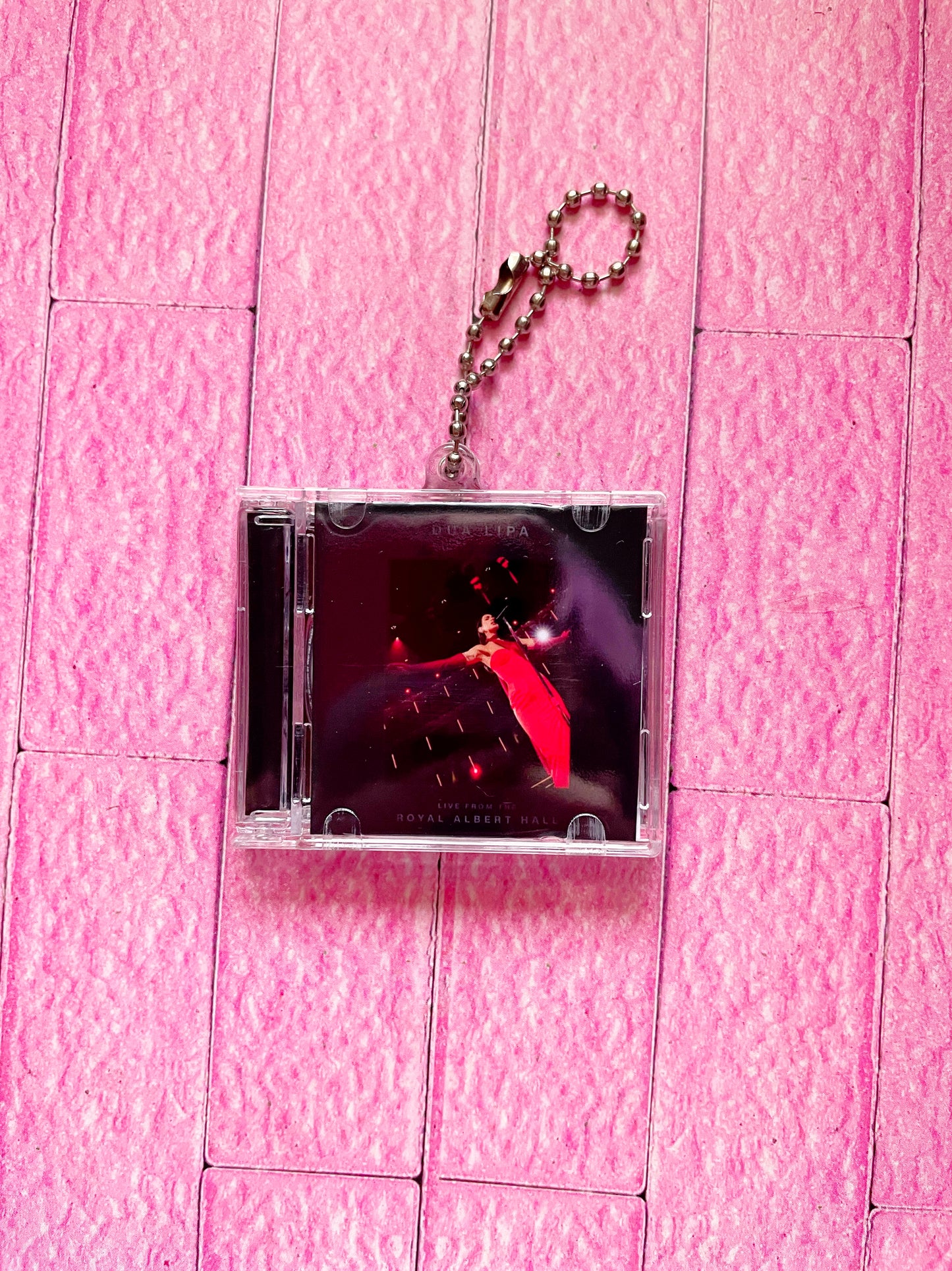 Dua Lipa Night at the Royal Albert Hall- Llavero Mini CD  con NFC link personalizado| Regalo Musical Original