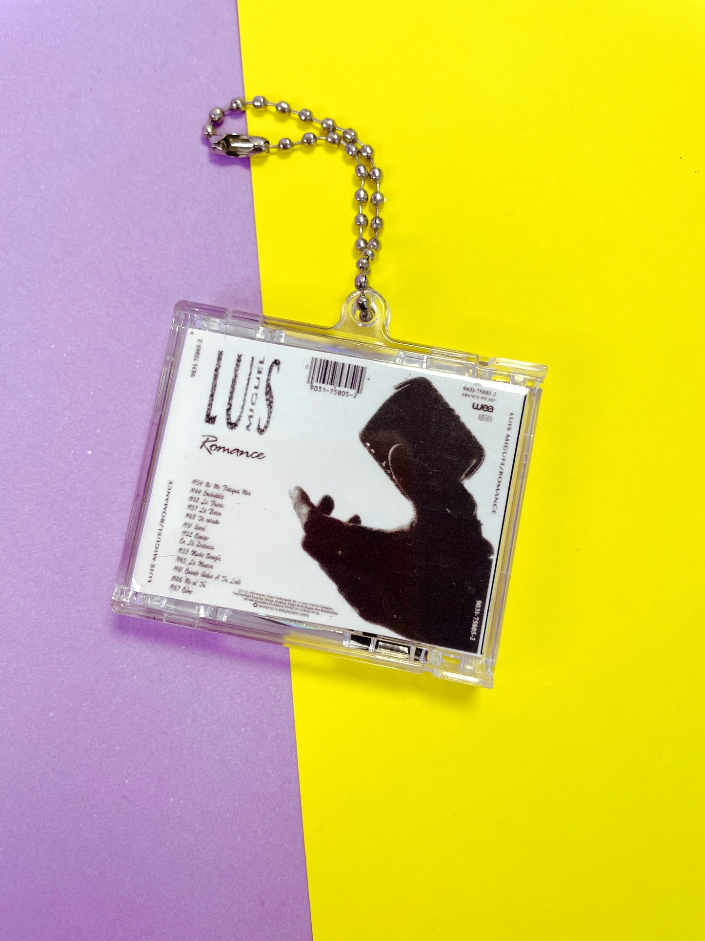 Luis Miguel Romance- Llavero Mini CD  con NFC link personalizado| Regalo Musical Original