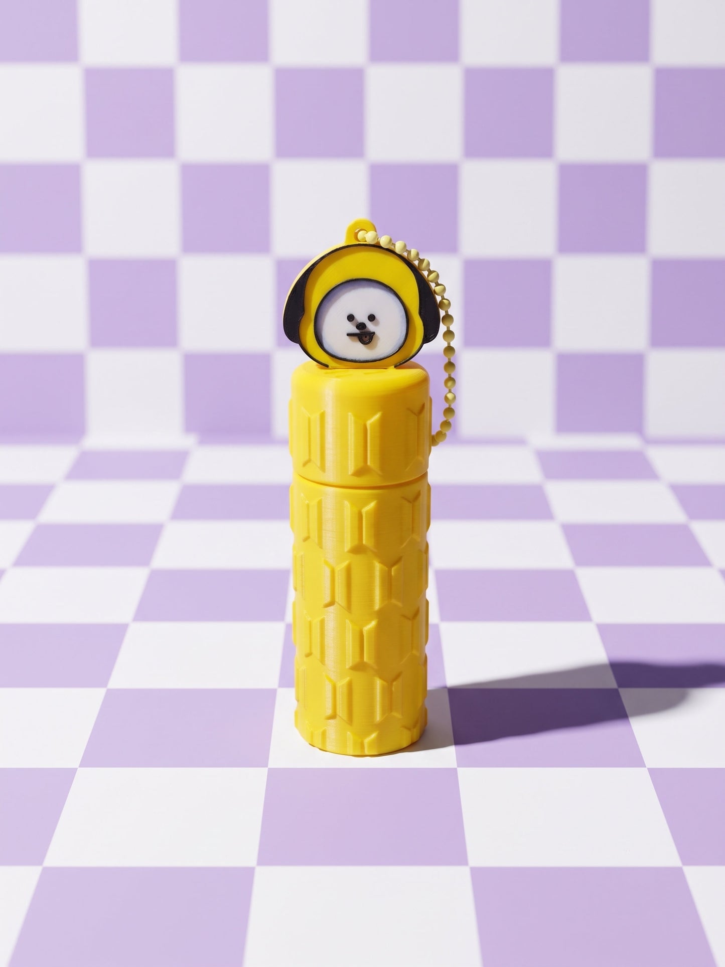 Llavero Porta Labial y Pastillero BT21 BTS