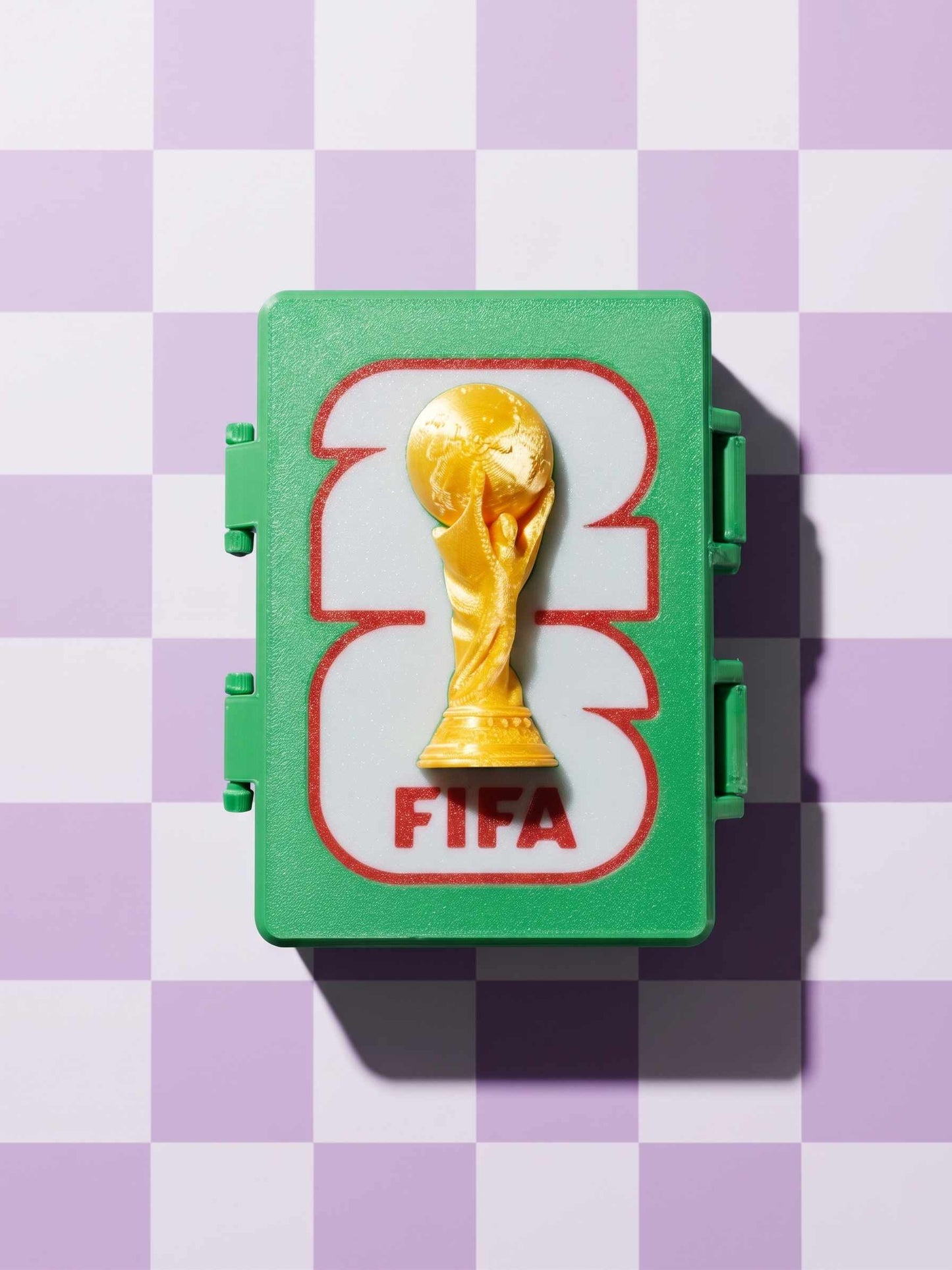 Caja Para Estampas Mundial 2026 Organizador Capacidad 200 Estampas Con Llavero Destapador