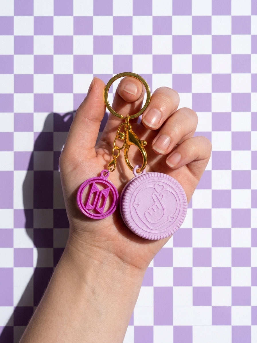 Llaveros Accesorios Kpop Fidget Clicker Oreo Bts