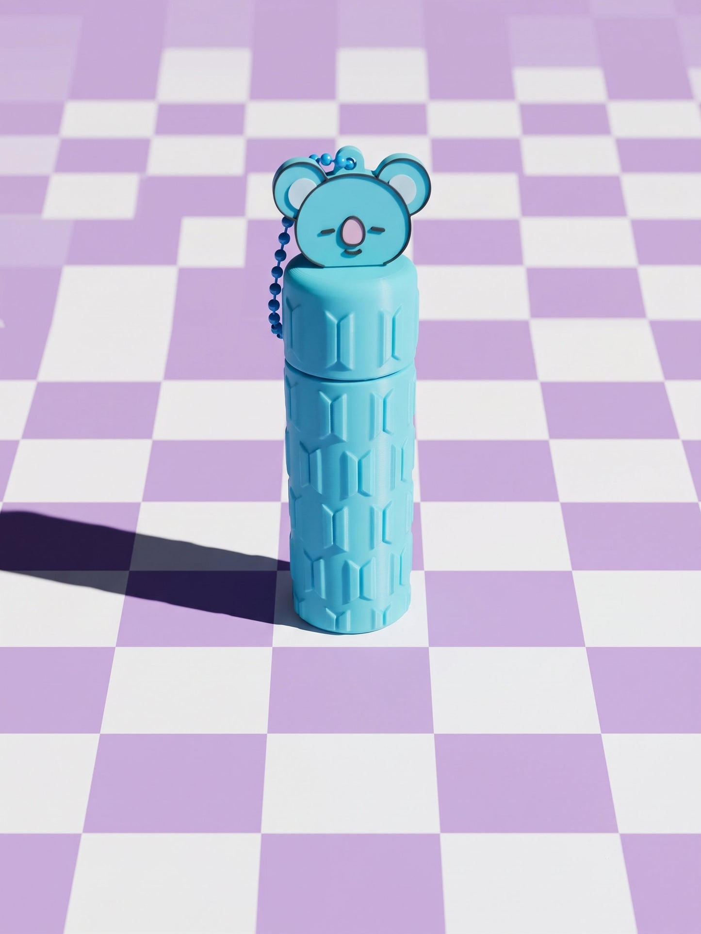 Llavero Porta Labial y Pastillero BT21 BTS