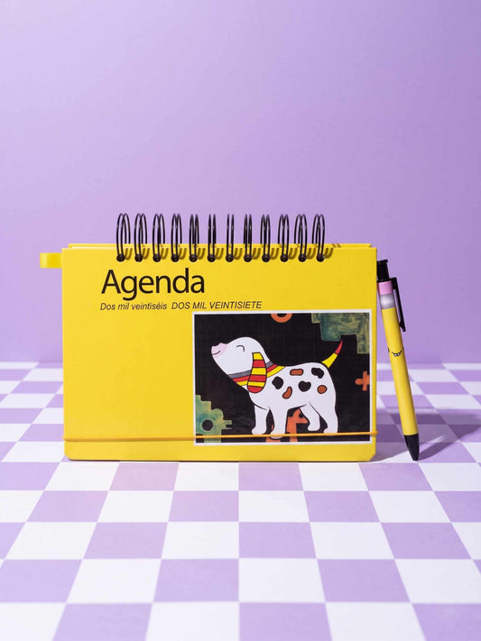 Agenda Docente 2026 2027 Lecturas perrito Planeador Escolar para Maestros