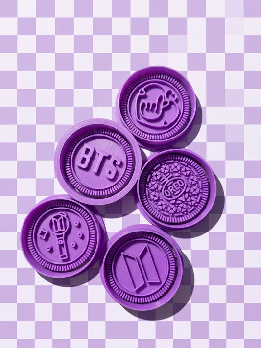 Cortadores de Galletas Oreo BTS 5 cm Manualidades Freebies