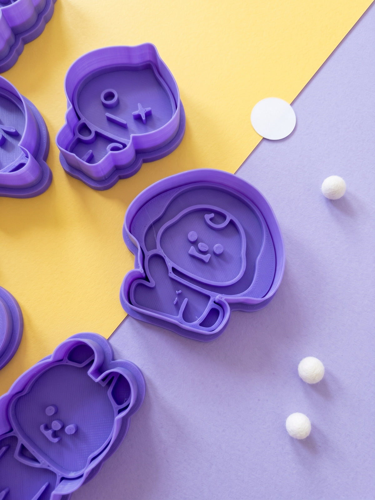 Set 9 cortadores manualidades freebies BTS BT21