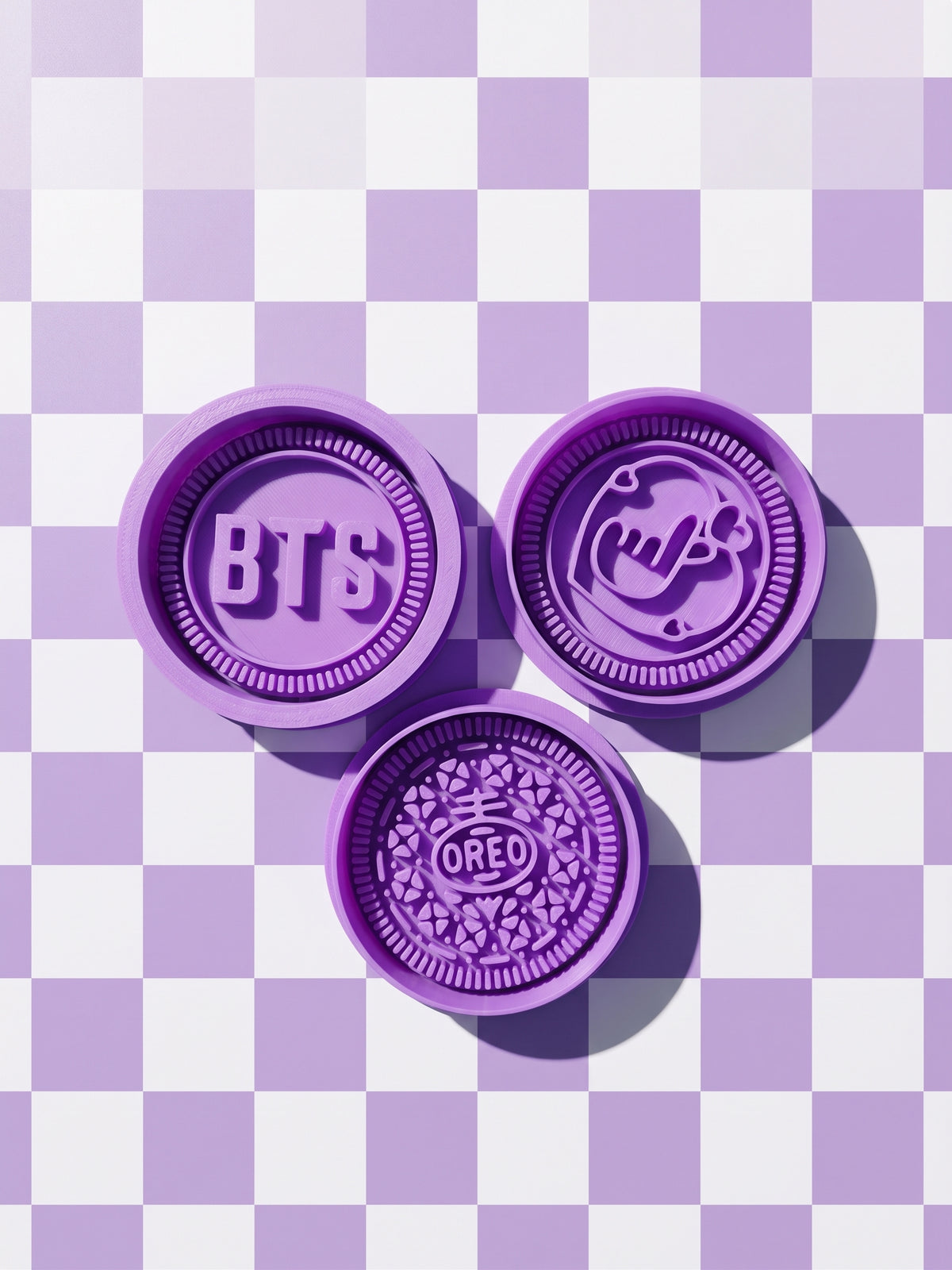 Cortadores de Galletas Oreo BTS 5 cm Manualidades Freebies