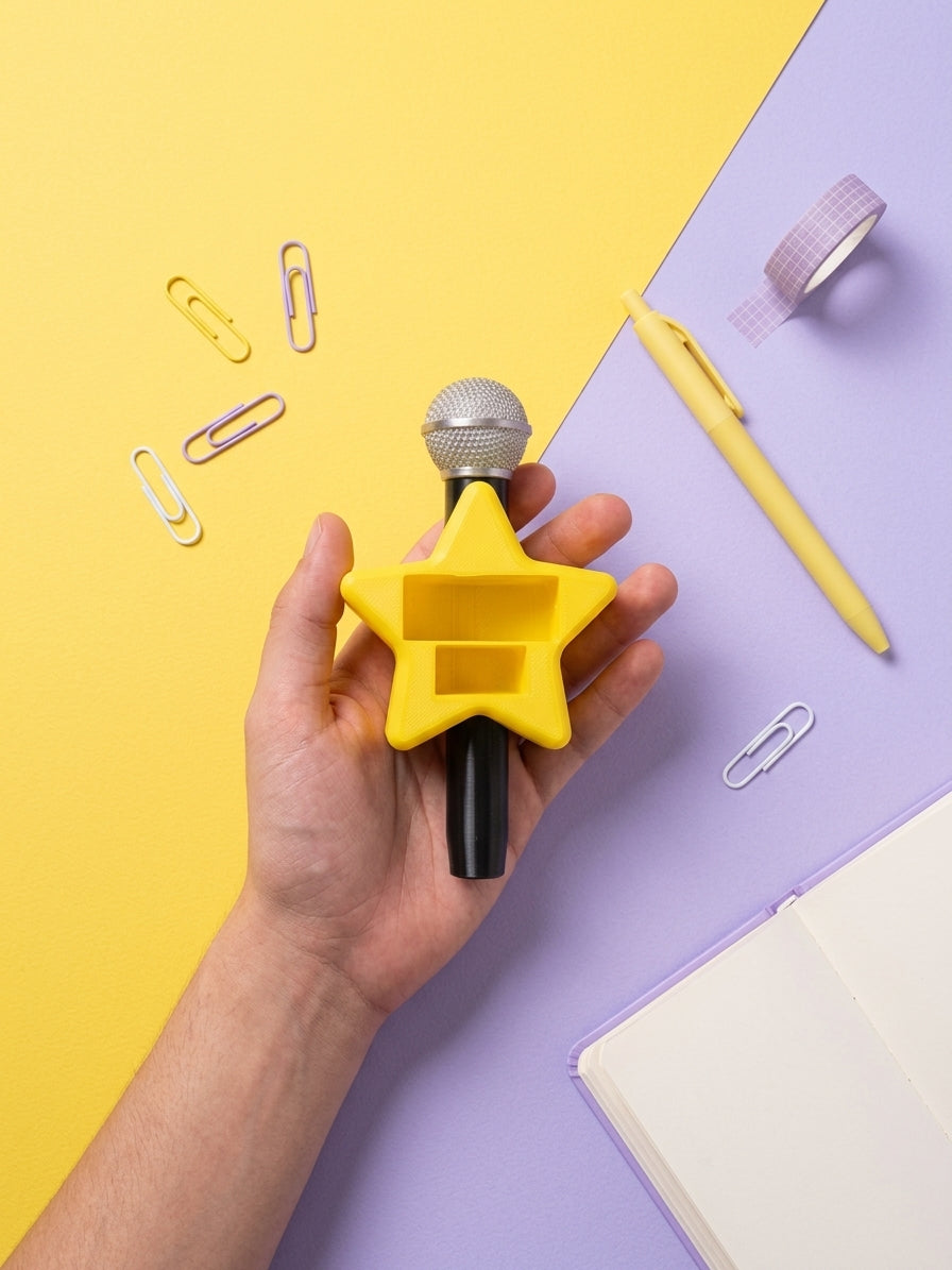 Soporte para Microfono para TikTok,  Reels y generación de contenido.  Personalizado