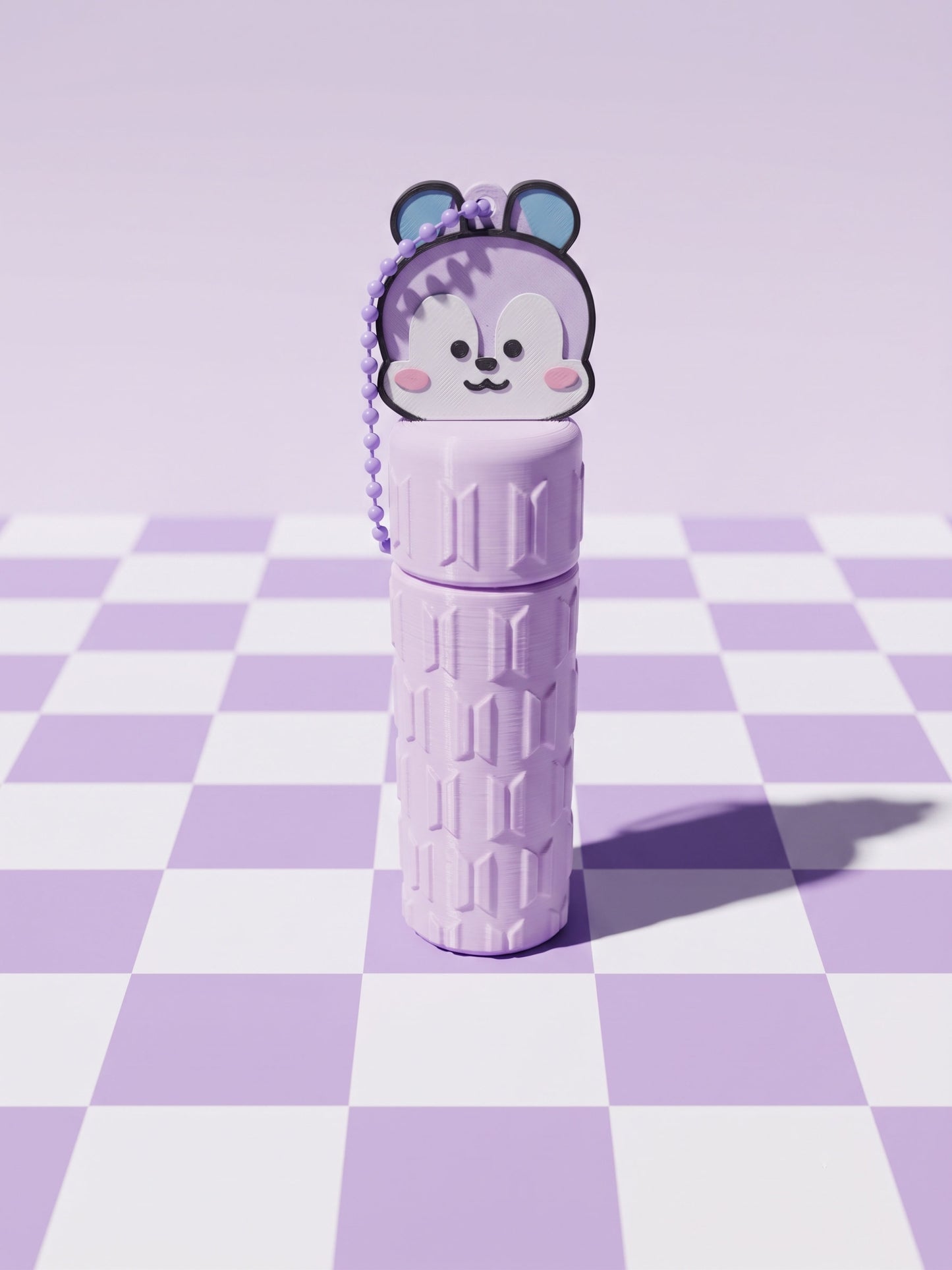 Llavero Porta Labial y Pastillero BT21 BTS