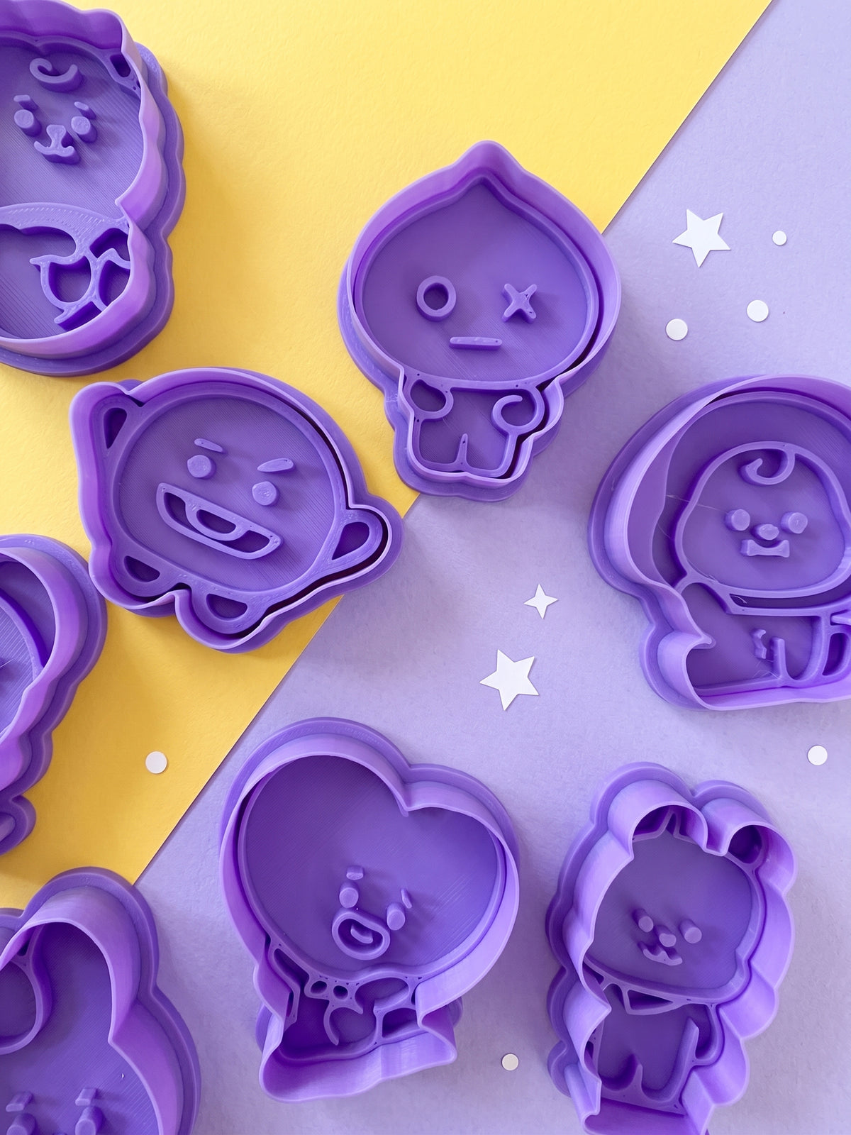 Set 9 cortadores manualidades freebies BTS BT21