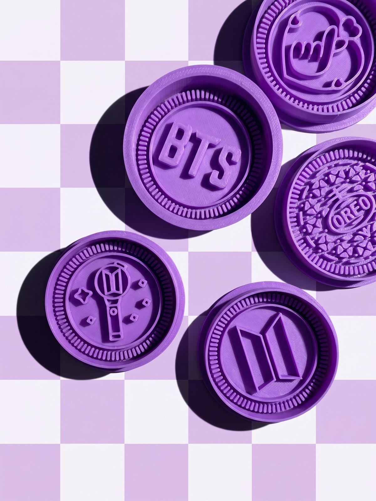Cortadores de Galletas Oreo BTS 5 cm Manualidades Freebies