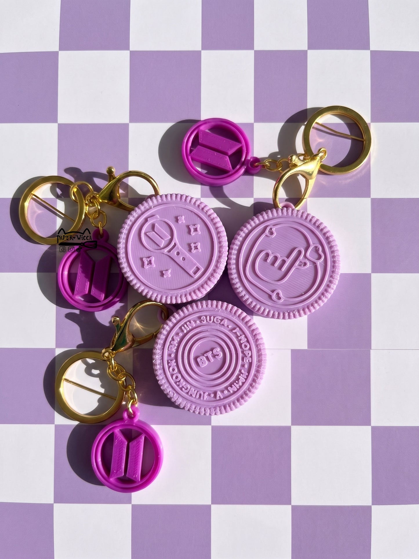 Llaveros Accesorios Kpop Fidget Clicker Oreo Bts