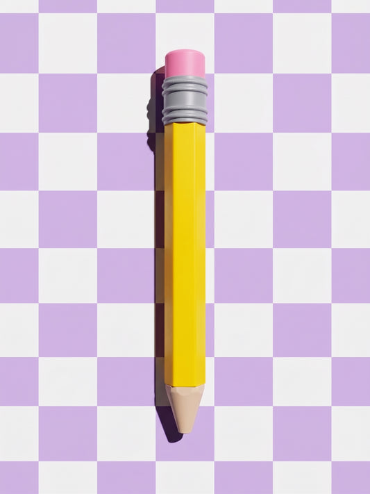 Boligrafo Porta pluma en forma de Lapiz Gigante Tinta reemplazable