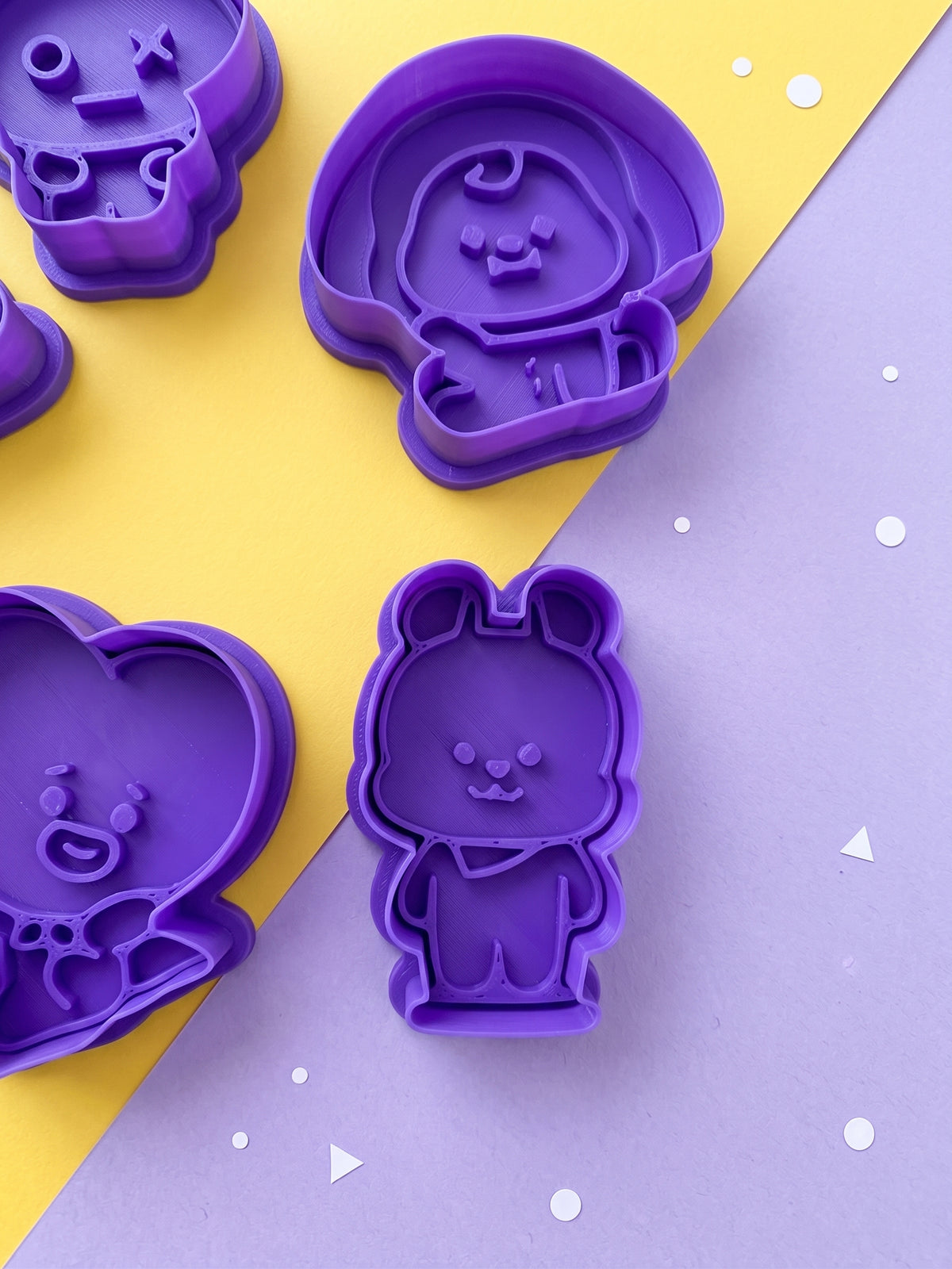 Set 9 cortadores manualidades freebies BTS BT21