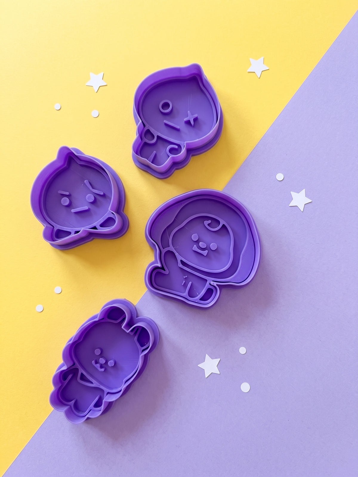 Set 9 cortadores manualidades freebies BTS BT21