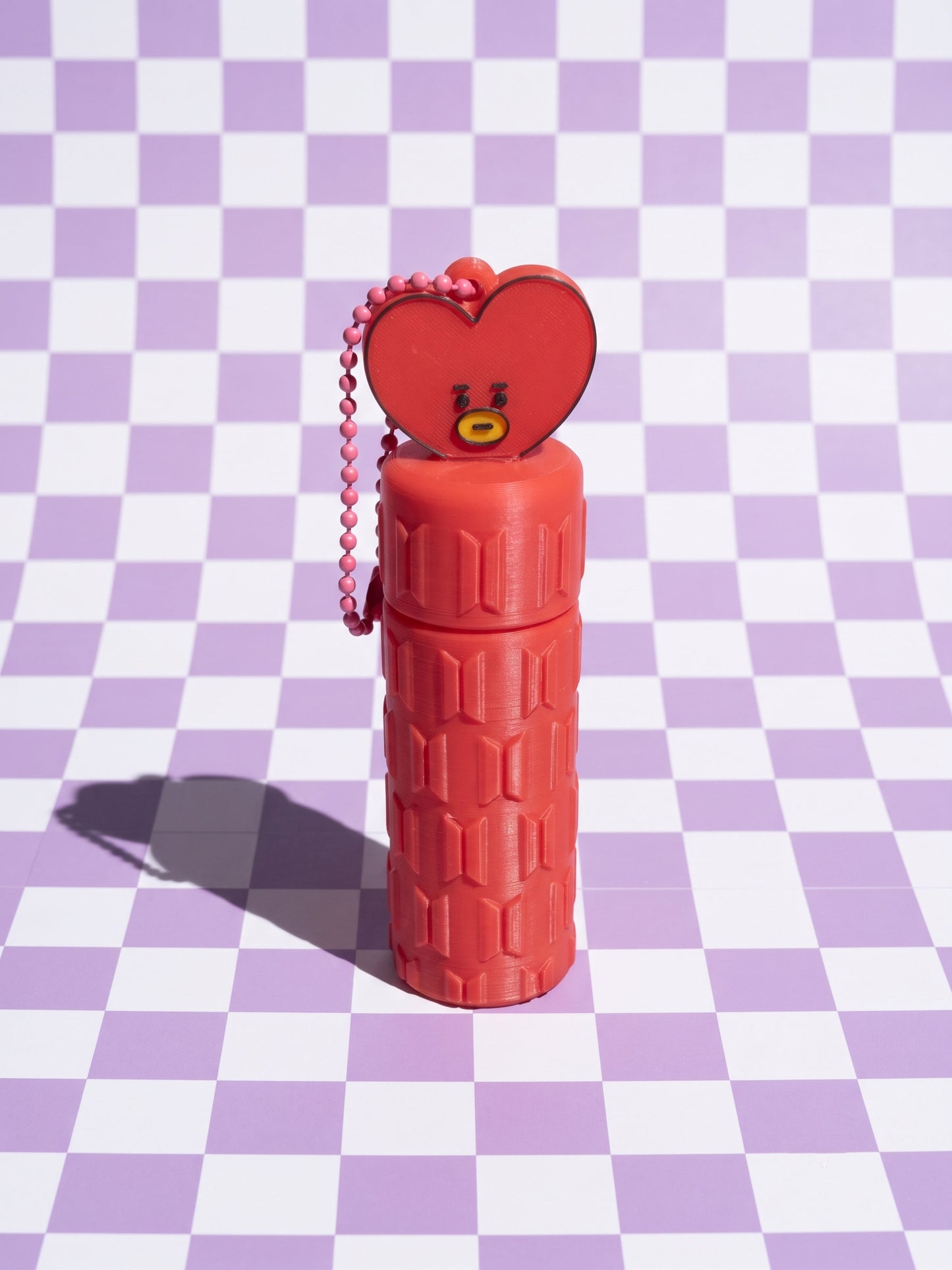 Llavero Porta Labial y Pastillero BT21 BTS