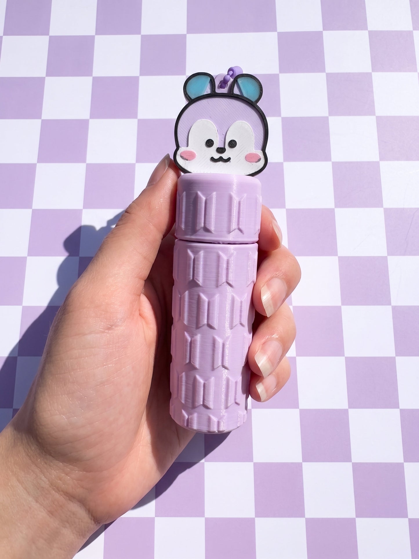 Llavero Porta Labial y Pastillero BT21 BTS