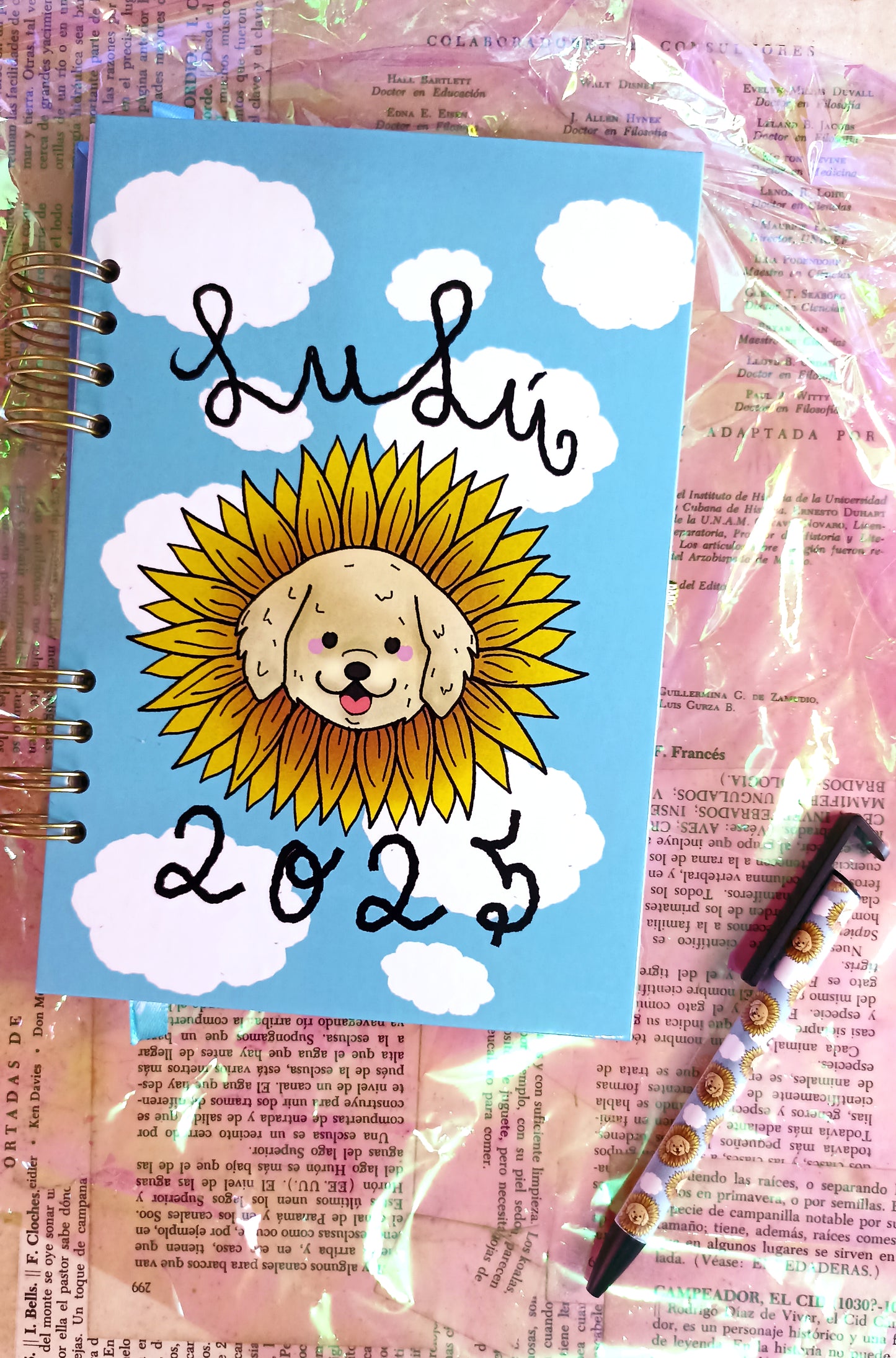 Agenda Personalizada con Foto de tu Perrito | Personaliza tu Agenda con la Ilustración de tu Mascota