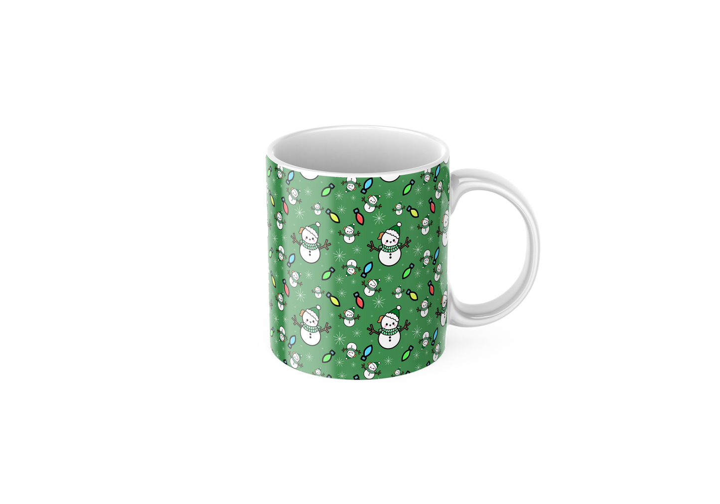 Taza con Estampados Navideños